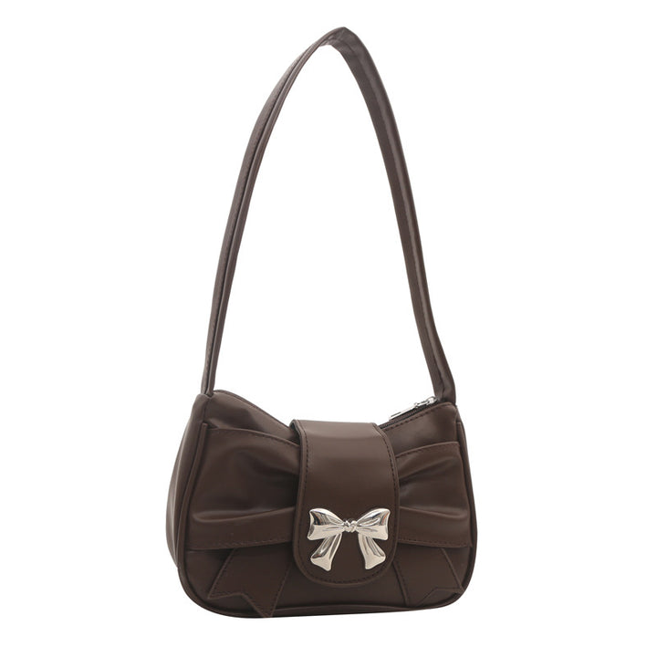 Elegant Bow Accent Shoulder Bag Bowlift