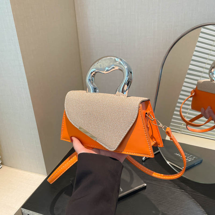 Stylish Geometric Structured Handbag Bowlift