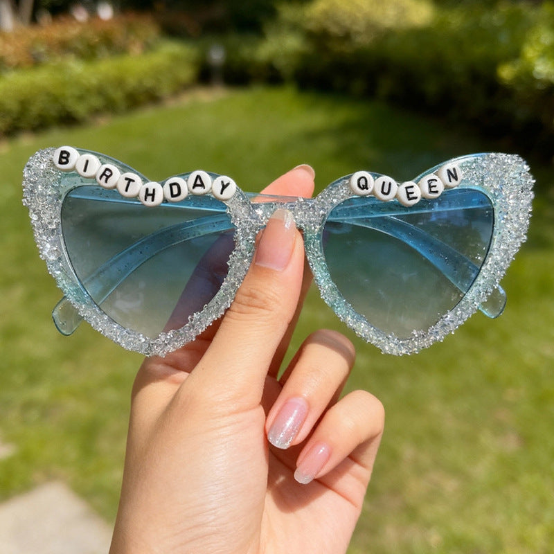Heart-Shaped Celebration Sunglasses Bowlift