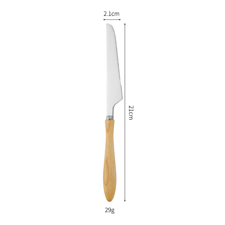 Professional and ergonomic bread knife with wooden handle Bowlift