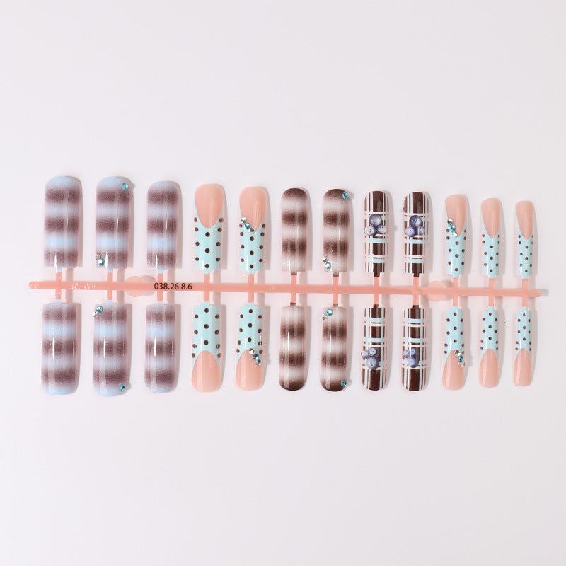 Decorative Press-On Nail Tips Set Bowlift