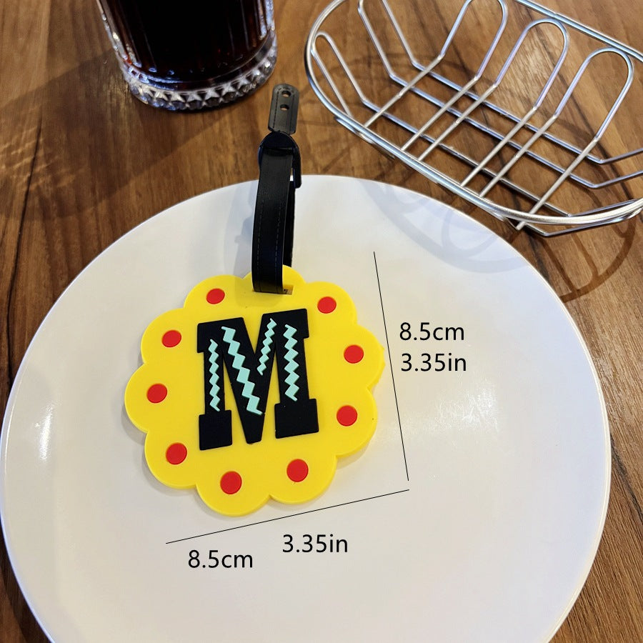 Personalized Striped Luggage Tag Bowlift