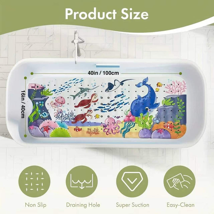 Decorative Ocean Shell Bath Mat Bowlift