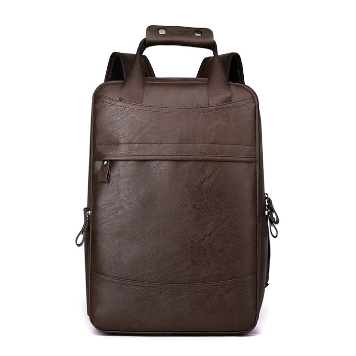 Professional Leather Laptop Backpack Bowlift