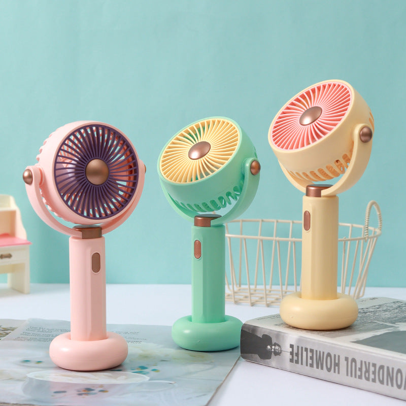 Ladies Portable Hand Fan with Flexible Design Bowlift