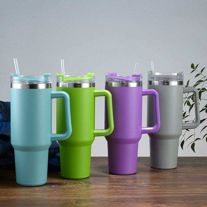 Women’s thermos mug with ergonomic handle Bowlift