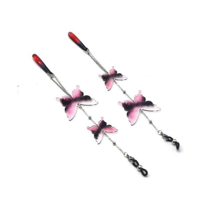 Artistic Butterfly Eyewear Chain Bowlift