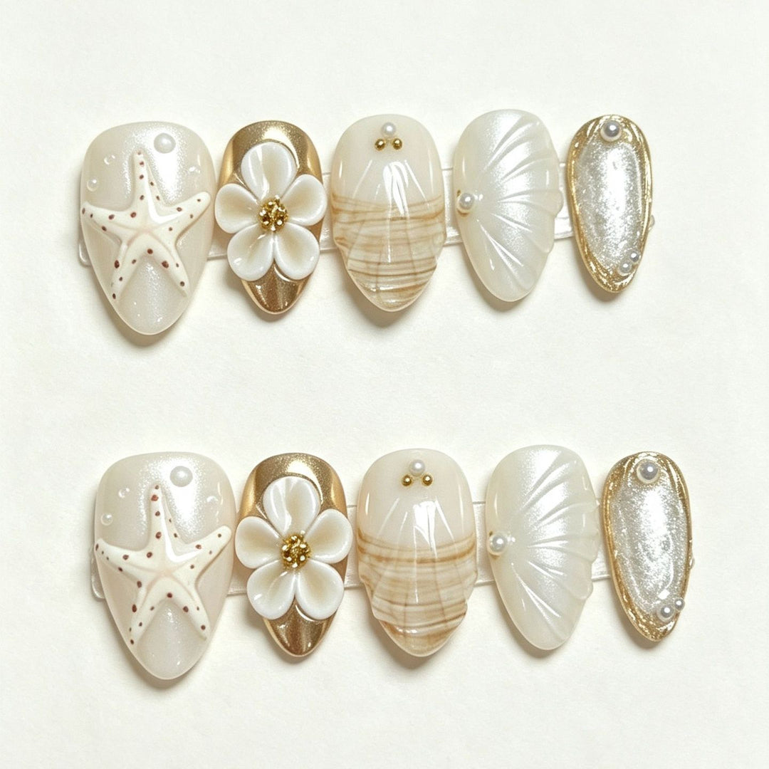 Premium Decorative Press-On Nail Art Collection Bowlift