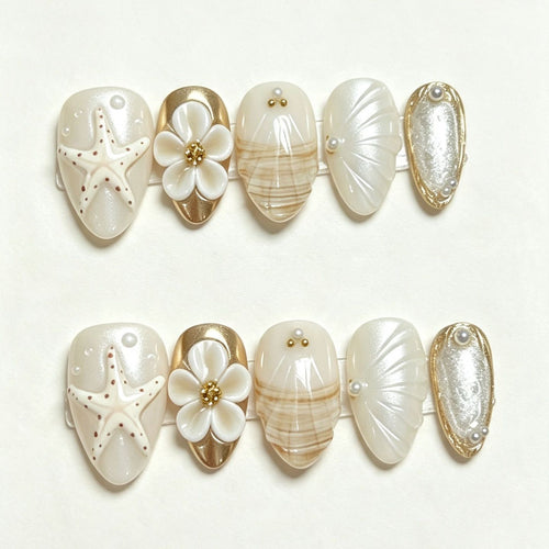 Premium Decorative Press-On Nail Art Collection Bowlift