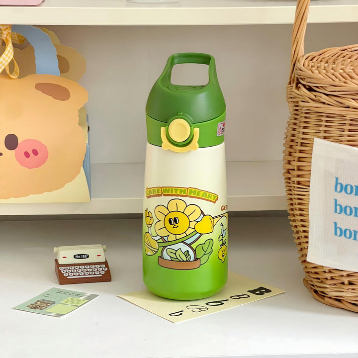 Women Kids Water Bottle with Child-Friendly Design Bowlift