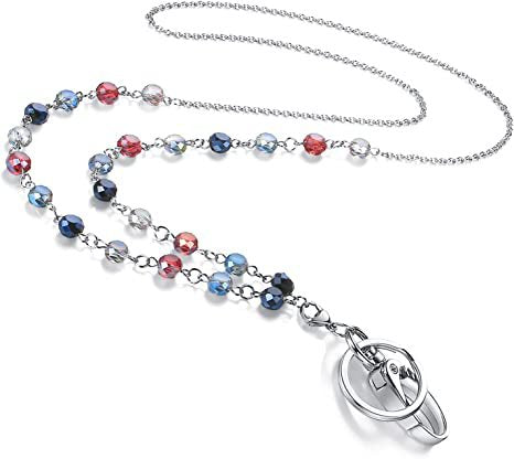 Beaded Eyewear Chain Holder Bowlift