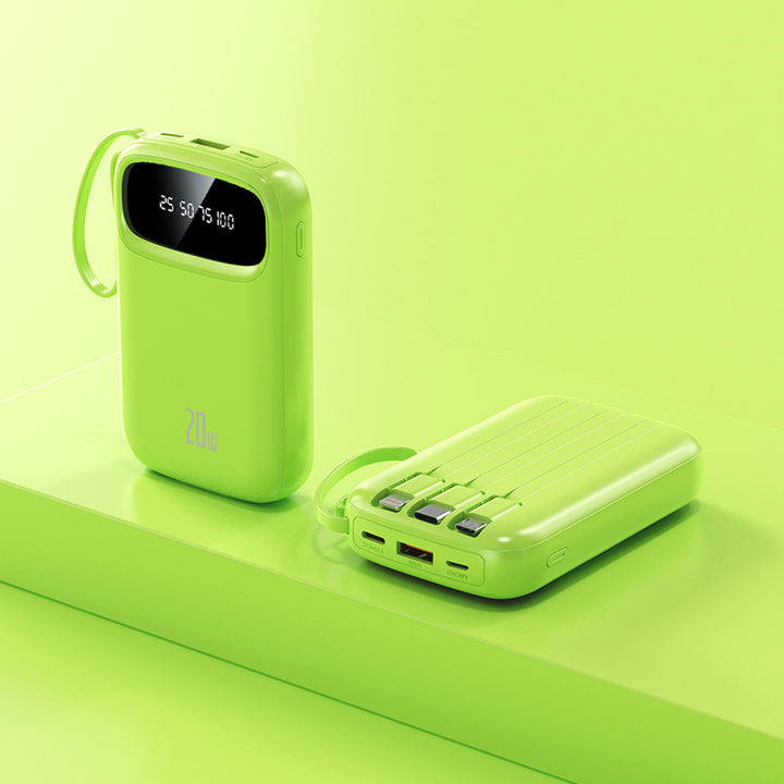 High-performance power bank with integrated charging adapter Bowlift
