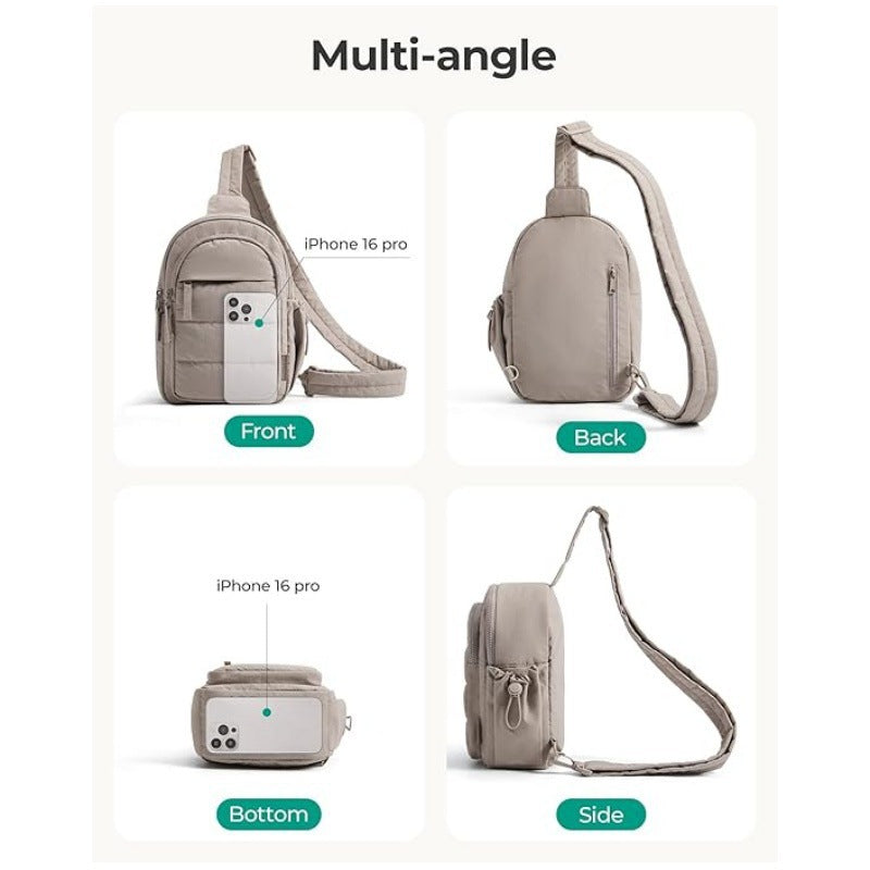 Modular Crossbody Bag with Practical Compartments Bowlift