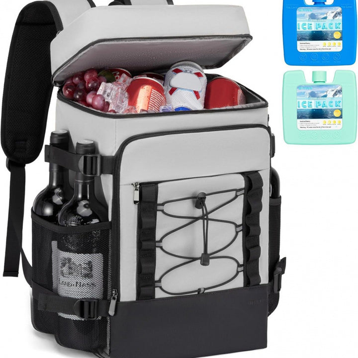 Cooler Backpack with Insulated Interior Compartment and Additional Exterior Pockets Bowlift