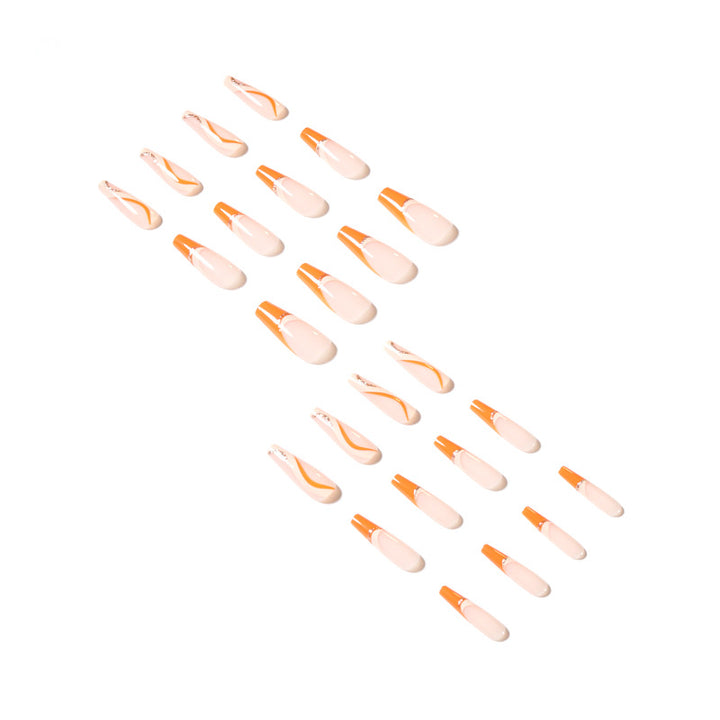 Artistic acrylic nails with elegant accents Bowlift