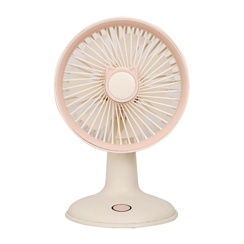 Women's Portable Mini Fan with Creative Cat Ears Bowlift