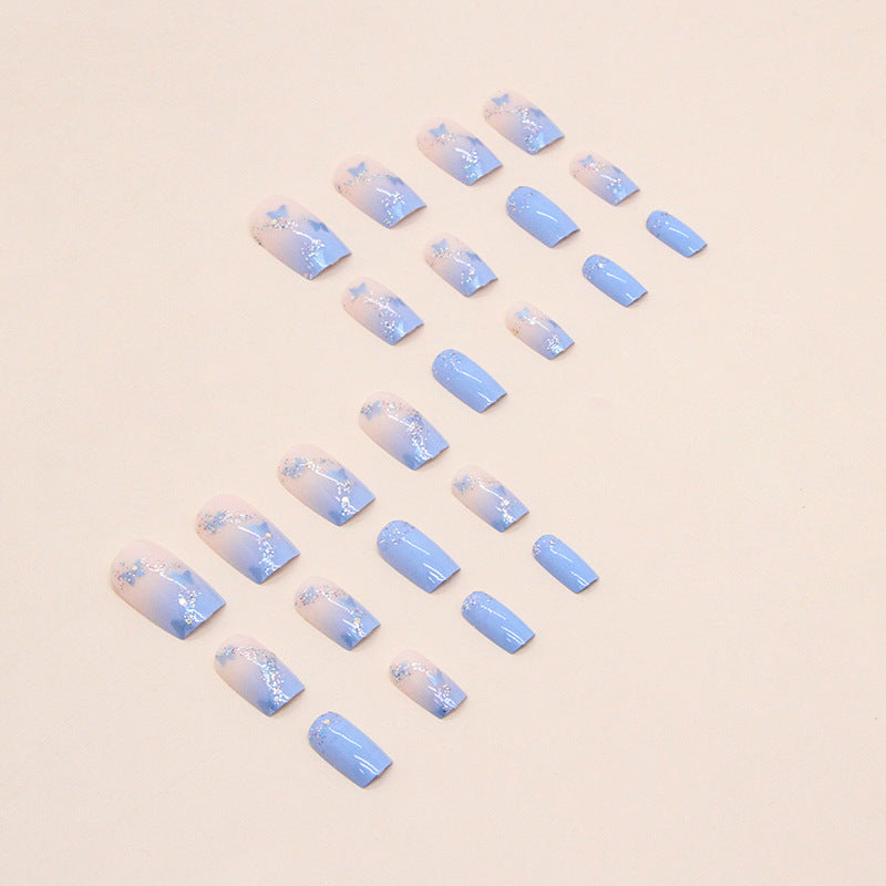 Decorative Butterfly Nail Art Tips Bowlift