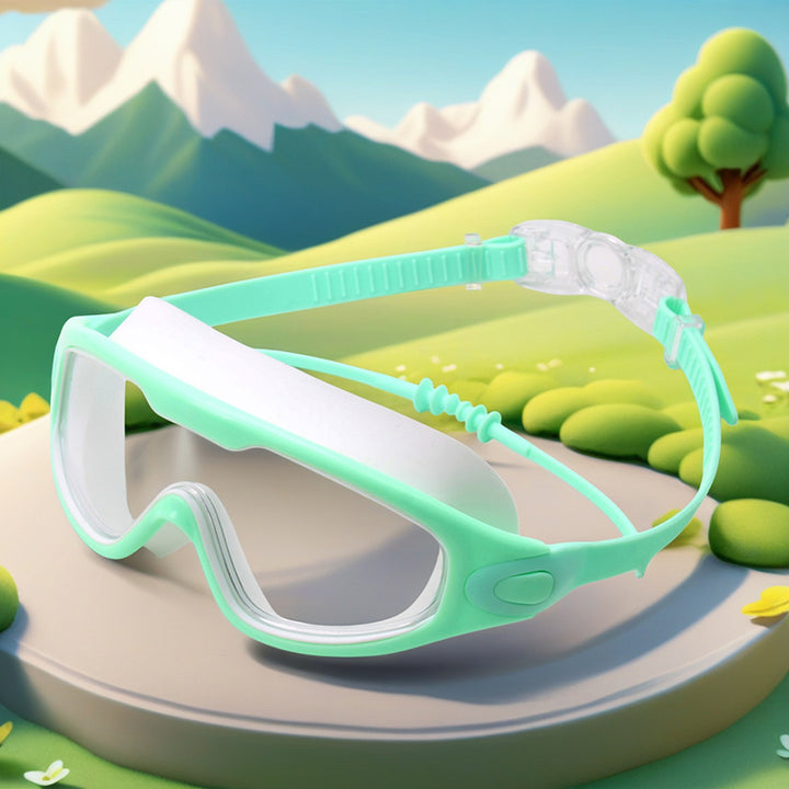 Waterproof swimming goggles with adjustable nose piece Bowlift