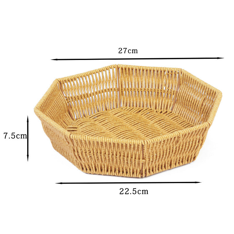 Decorative Hexagonal Storage Basket Bowlift