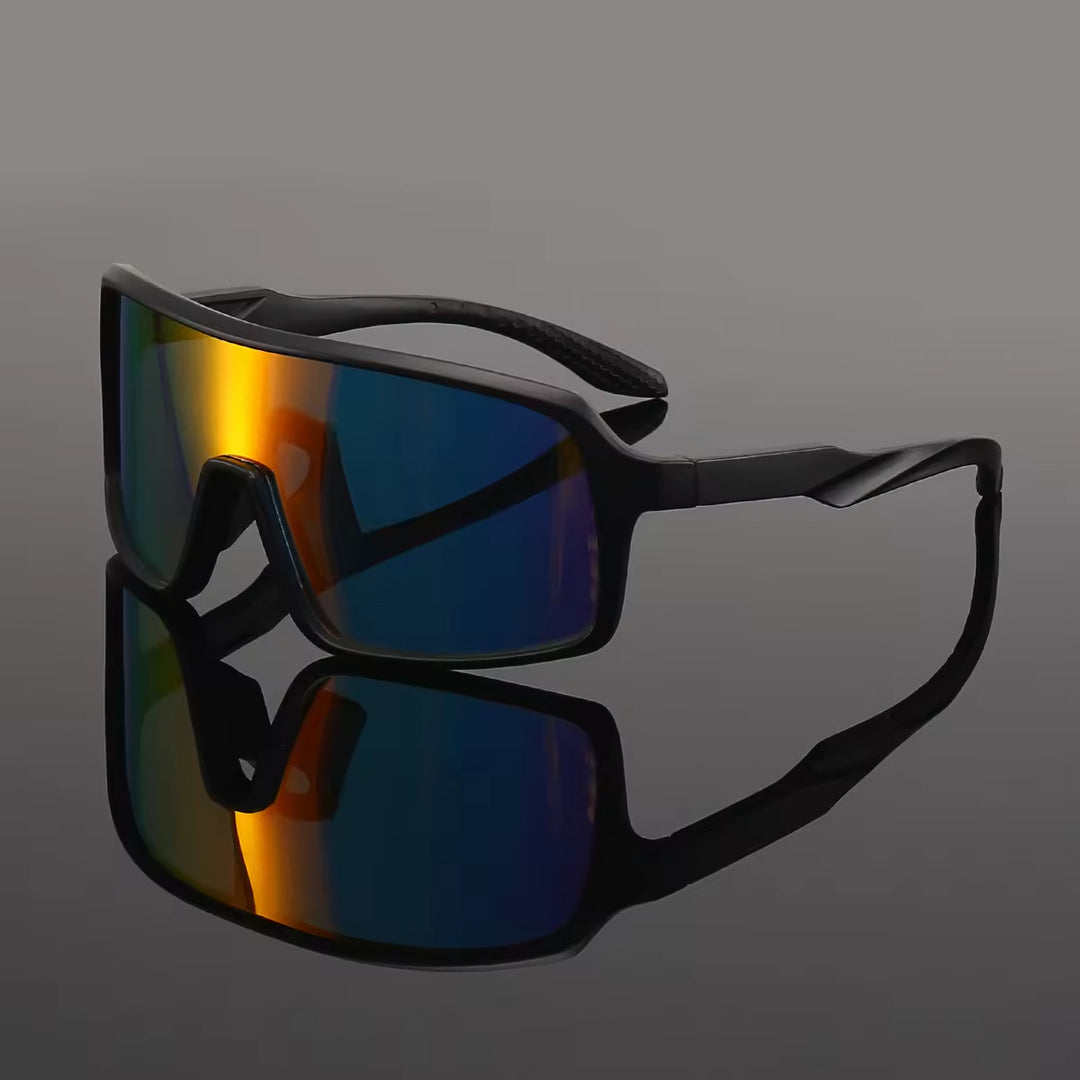 Ladies fashionable sunglasses in a futuristic design with large lenses Bowlift