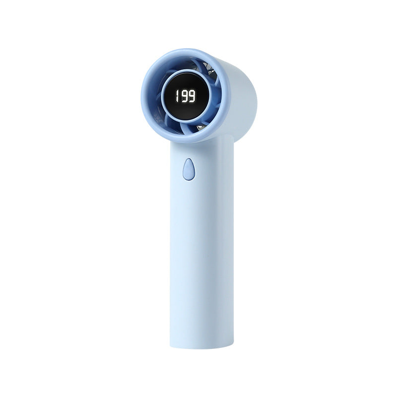 Ladies portable mini fan with digital speed display Bowlift
