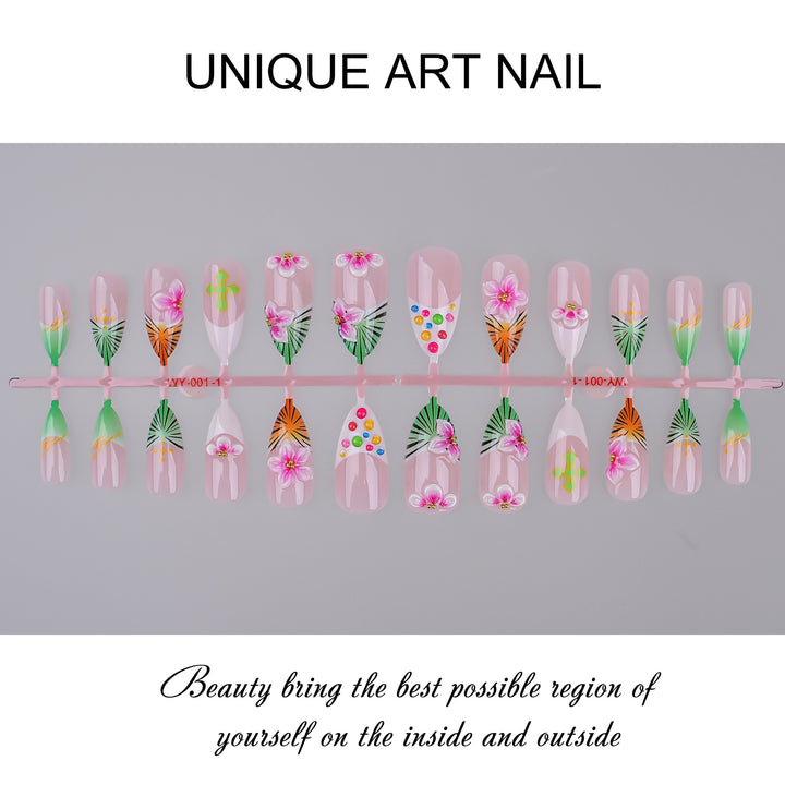 Themed Press-On Nail Art Set Bowlift