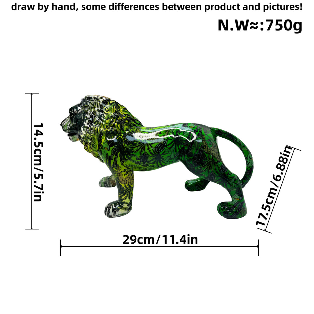 Artistically designed lion figure Bowlift