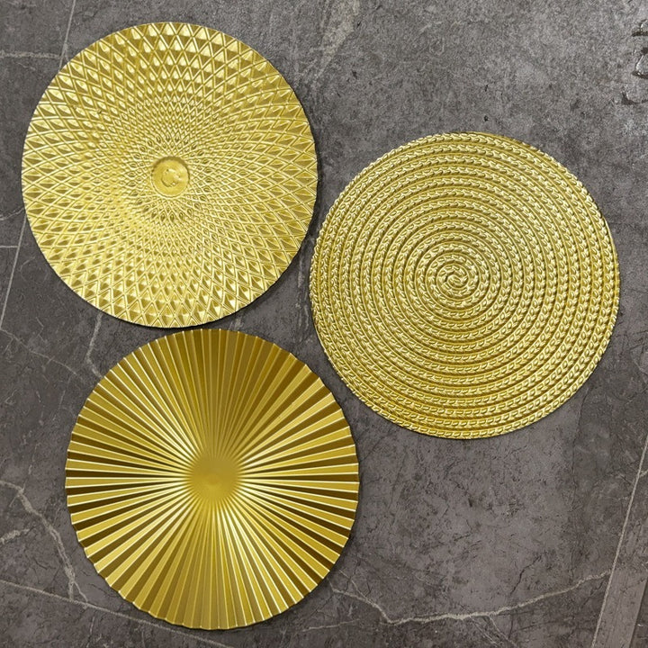 Decorative Embossed Placemats Set Bowlift
