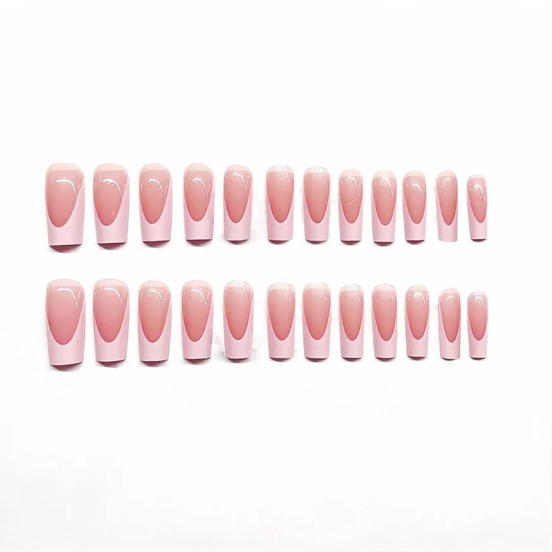 Stylish Press-On Nail Tips with Modern Design Bowlift