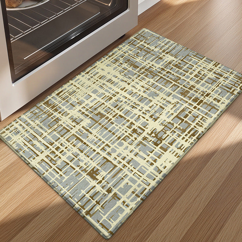 Geometric Pattern Kitchen Runner Mat Bowlift