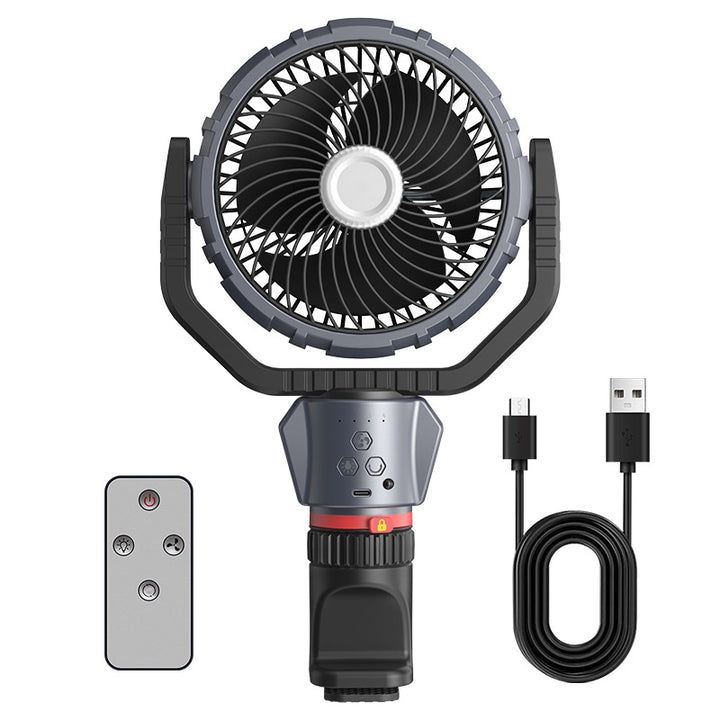 Unisex Portable Battery Fan with Remote Control Bowlift