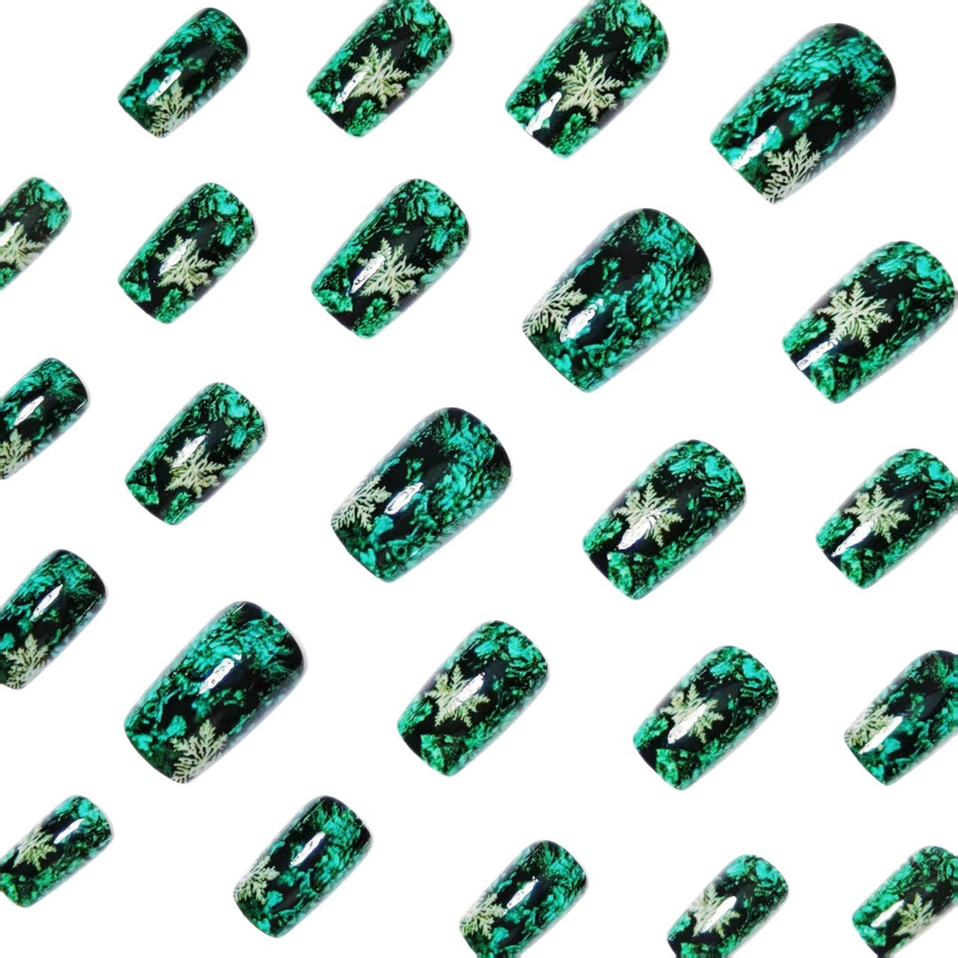 Festive Patterned Nail Art Bowlift