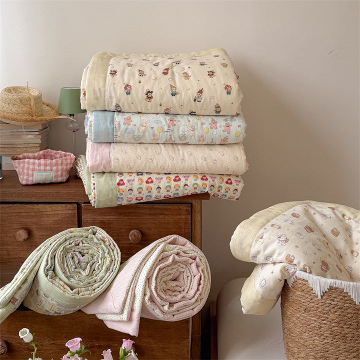 Women’s children's duvet with playful doll pattern Bowlift