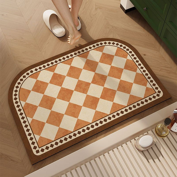 Multi-Color Geometric Area Mat