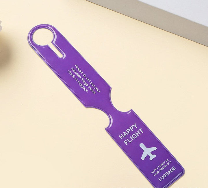 reflective PVC luggage handle wrap tag with secure snap closure Bowlift