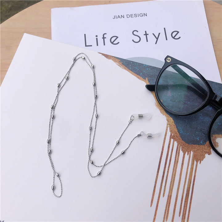 Stylish Metal Chain Eyewear Retainer Bowlift
