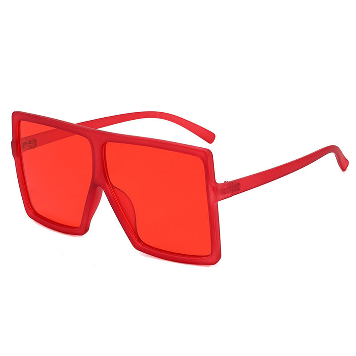 Women's Oversized Sunglasses in Fashionable Geometric Design Bowlift