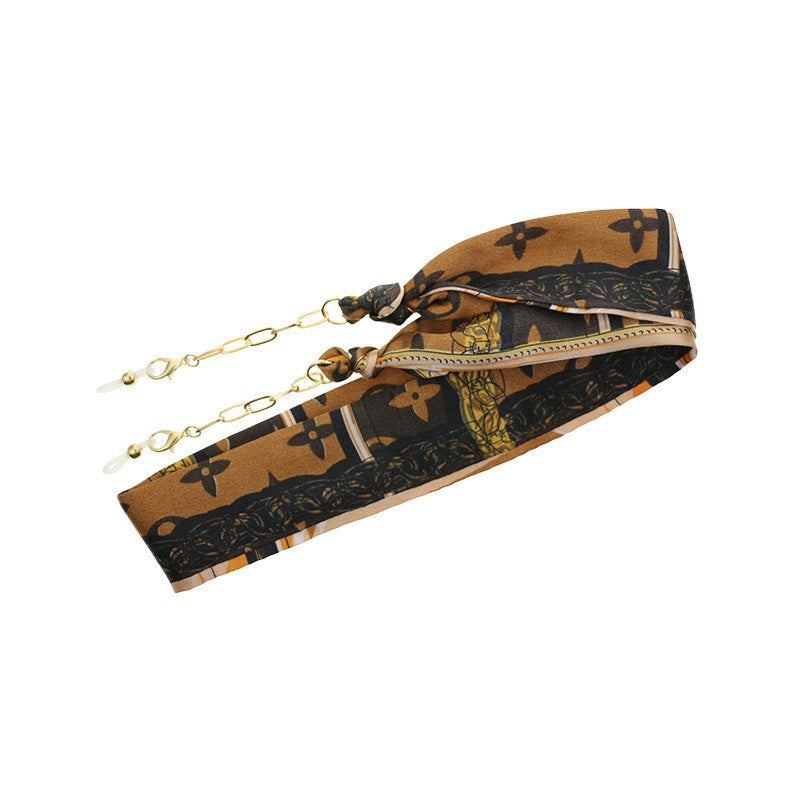 Floral Silk Eyewear Chain Bowlift
