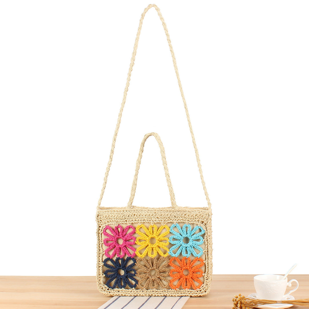 Stylish tote bag with handcrafted floral design Bowlift