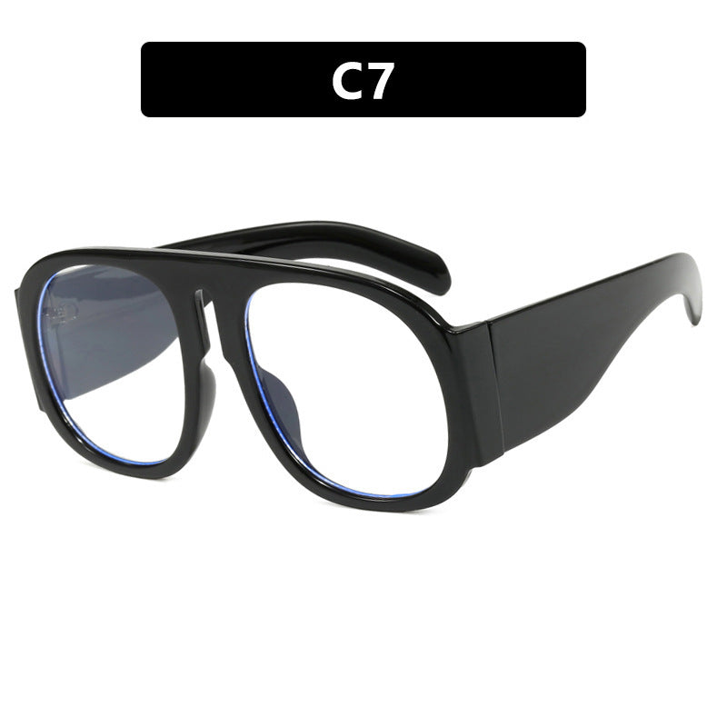Women's trendy oversized sunglasses with fashionable gradient Bowlift