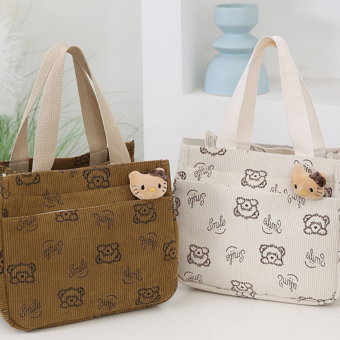 Cute Fun Cartoon Themed Mini Tote Bag Bowlift