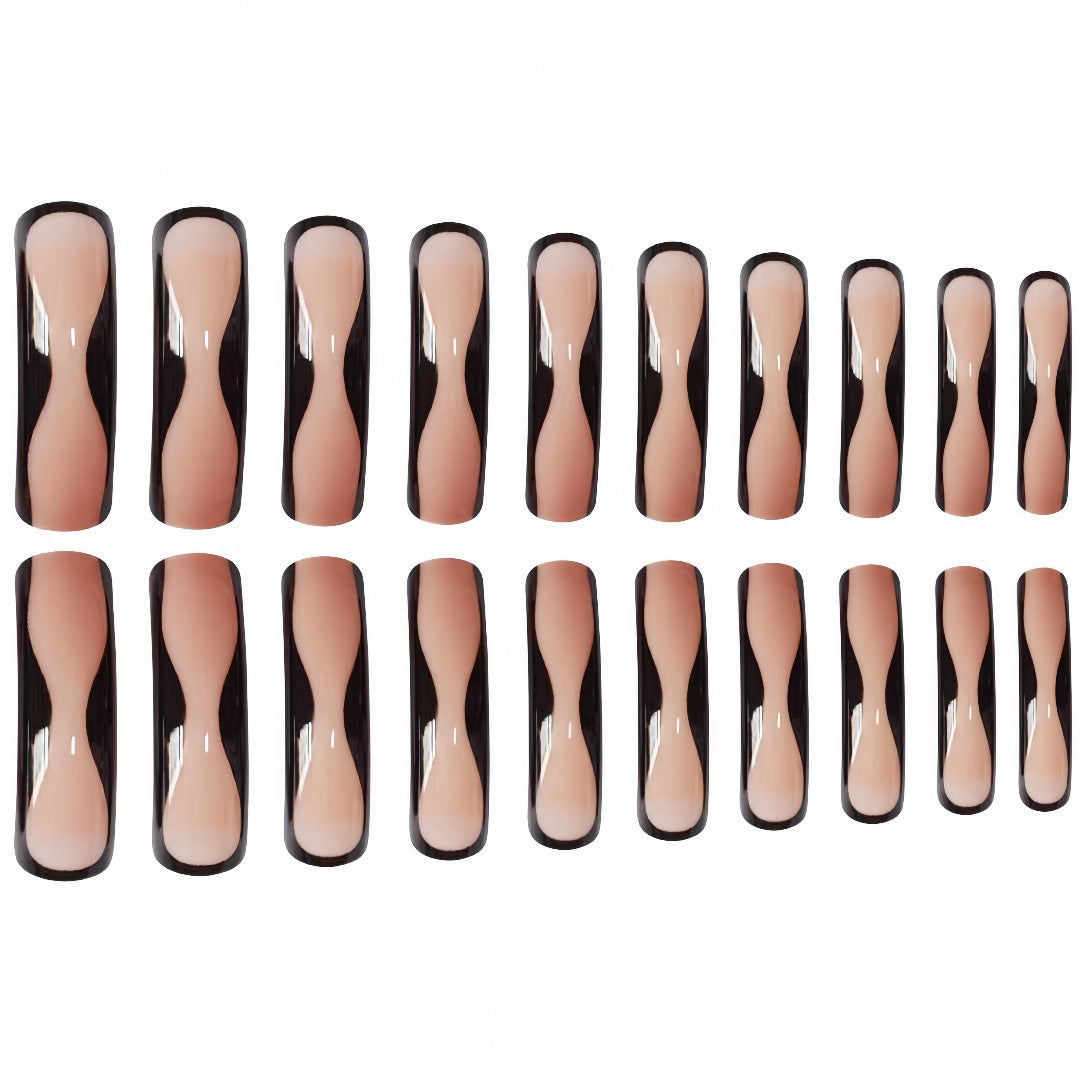 Bold Artistic Press-On Nail Extensions Bowlift