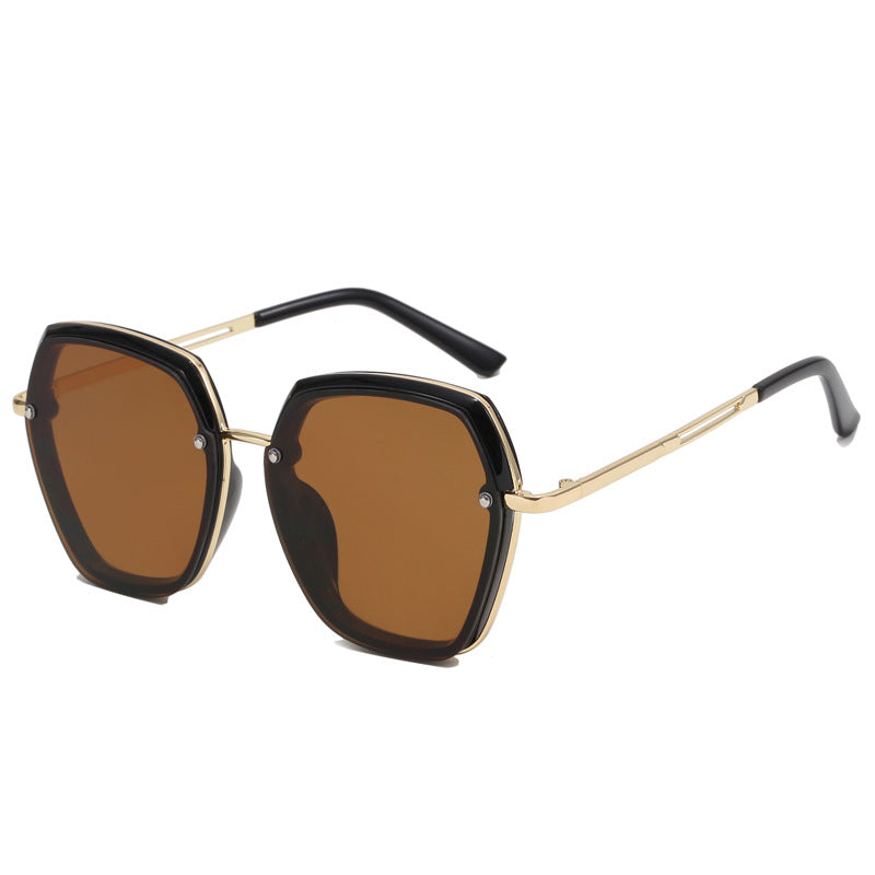 Women's fashionable sunglasses in trendy hexagon design Bowlift