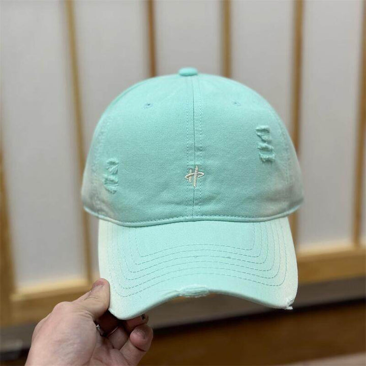 Women's Distressed Vintage Baseball Cap Bowlift