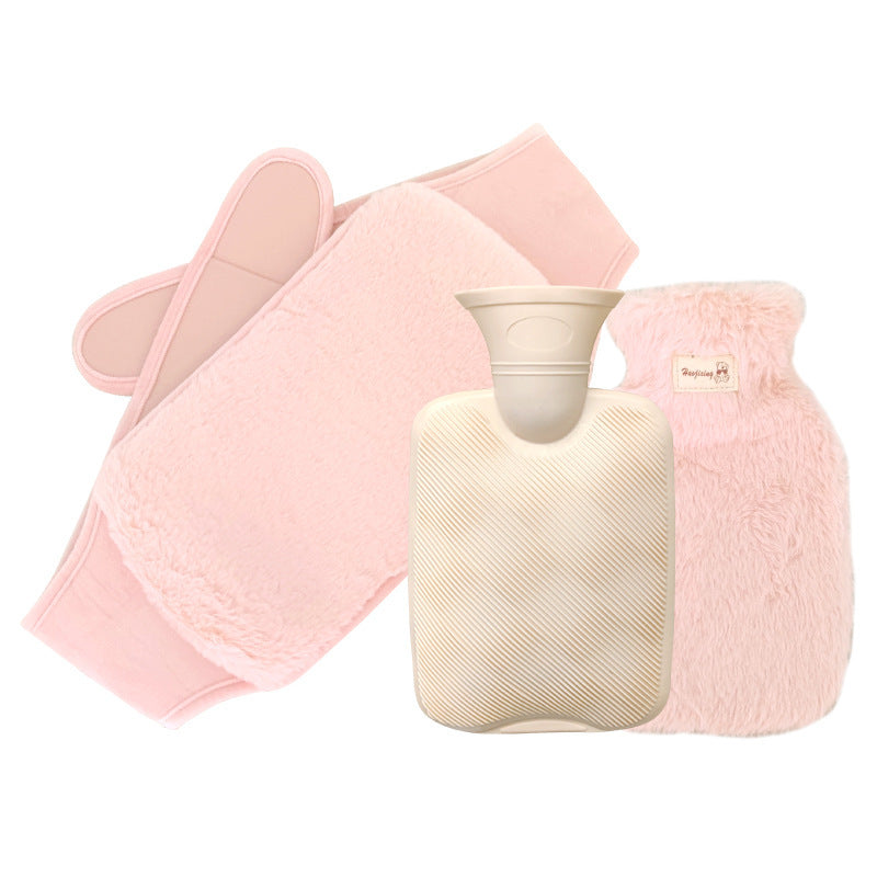 Plush Hot Water Bottle Set Bowlift