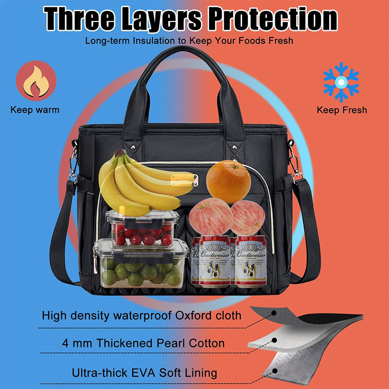 Elegant and Spacious Shoulder Bag with Woven Design Bowlift