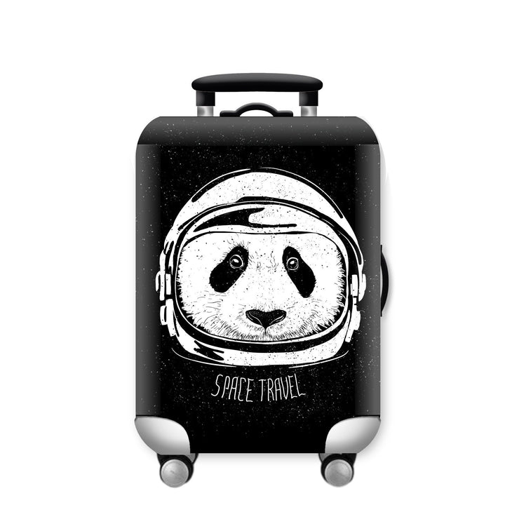 Unisex hard-shell suitcase with funny giraffe design Bowlift