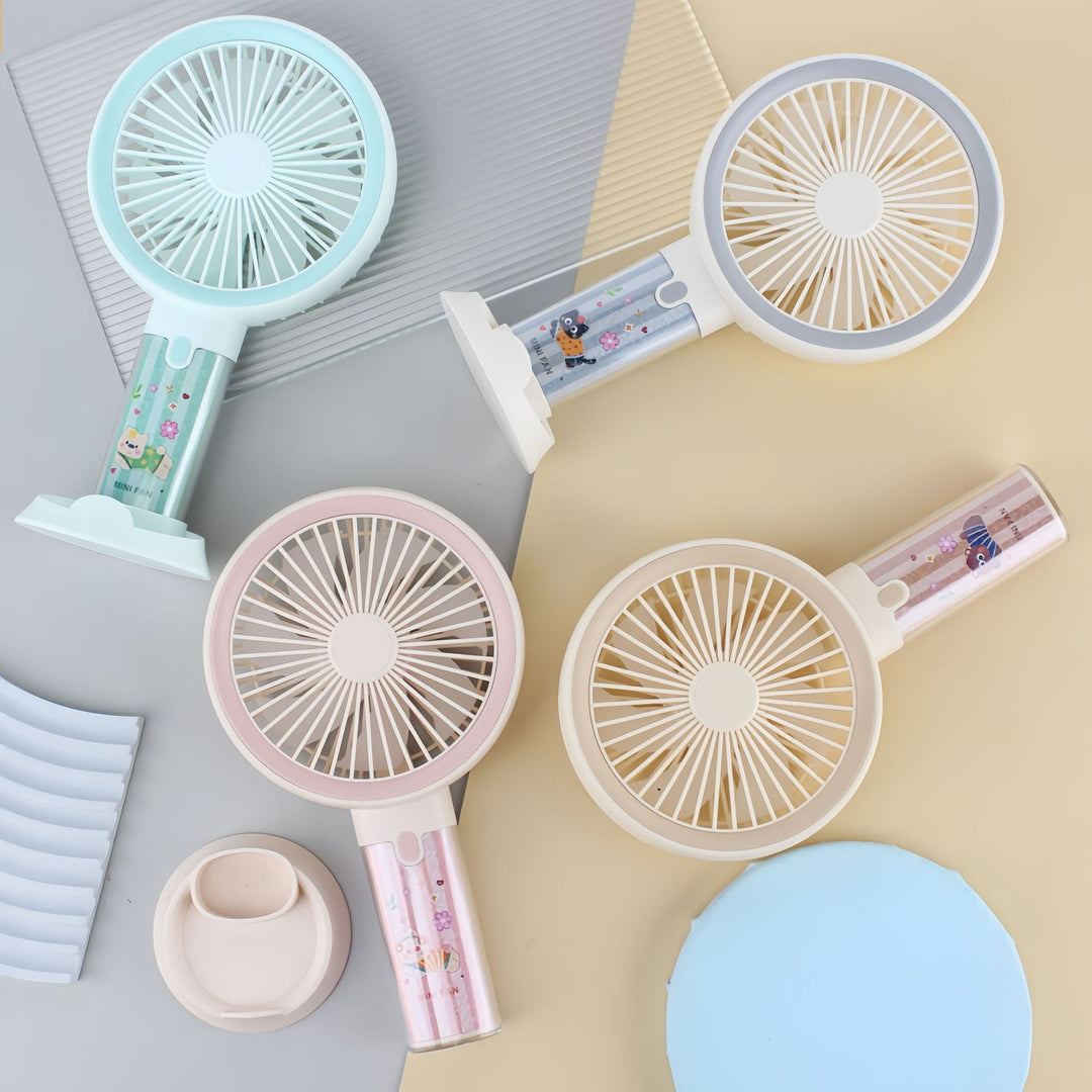 Ladies Portable Mini Fan with Water Mist Sprayer Bowlift