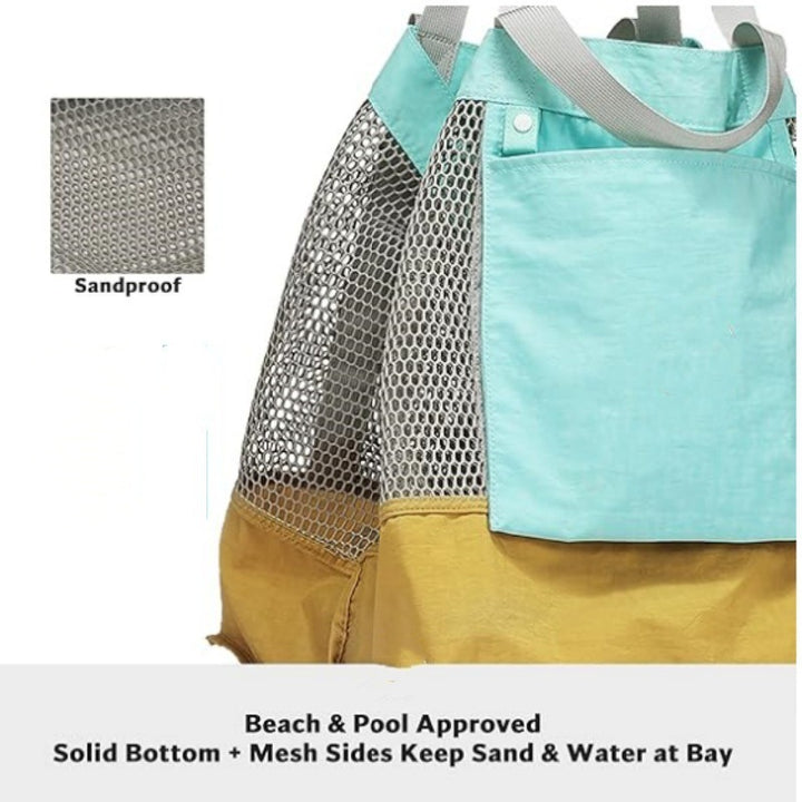 Portable mesh bag with sturdy handles Bowlift