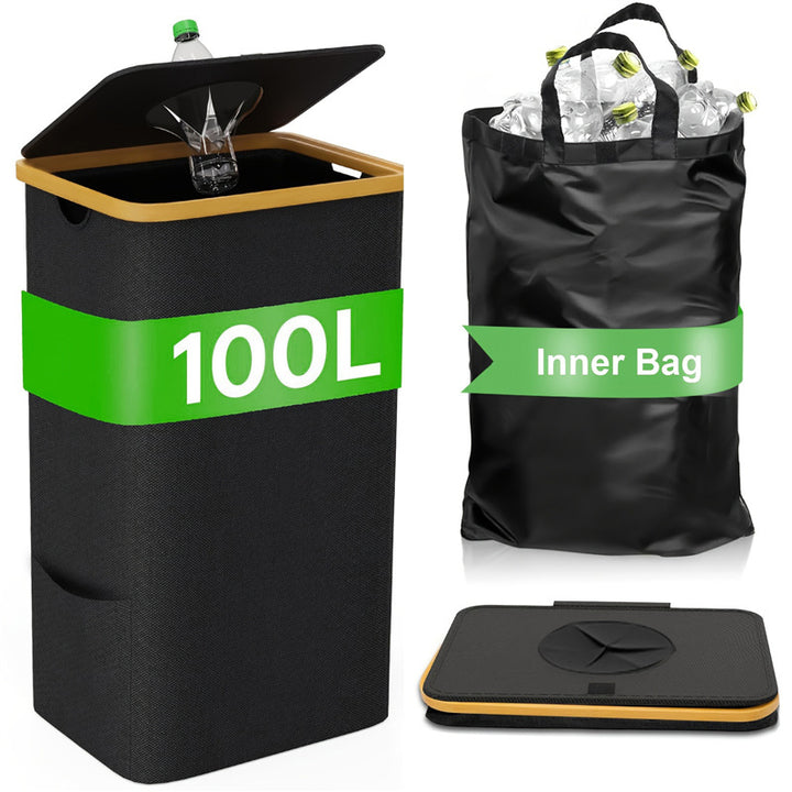Practical waste and recycling container Bowlift